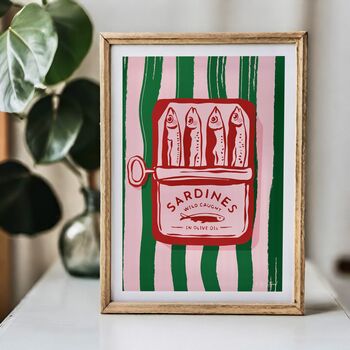 Sardines Art Print | Gift For The Home, 3 of 10