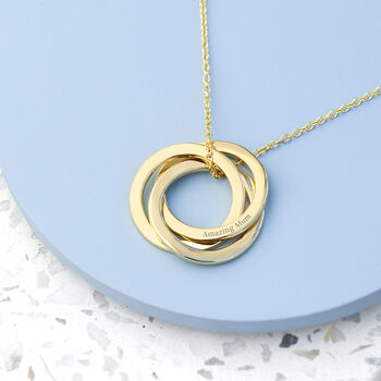 Personalised Russian Ring Necklace, 4 of 12
