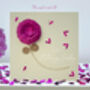 Butterfly Mothering Sunday Chrysanthemum Card, Not 3D, thumbnail 1 of 12