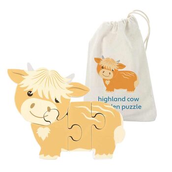 Baby's First Birthday Personalised Highland Cow Gift, 8 of 10