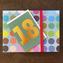 Mini Gold Foiled Number Eighteen Card, thumbnail 3 of 5