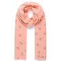 Personalised Premium Coral Scarf For Her, thumbnail 1 of 6