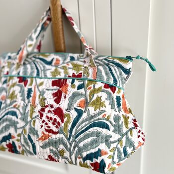 Tall Wash Bag With Handles Wild Meadow, 5 of 5