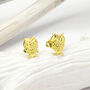 Sterling Silver And Gold Tiny Owl Stud Pack, thumbnail 2 of 4