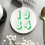 Personalised Year Ceramic Coaster, thumbnail 7 of 8