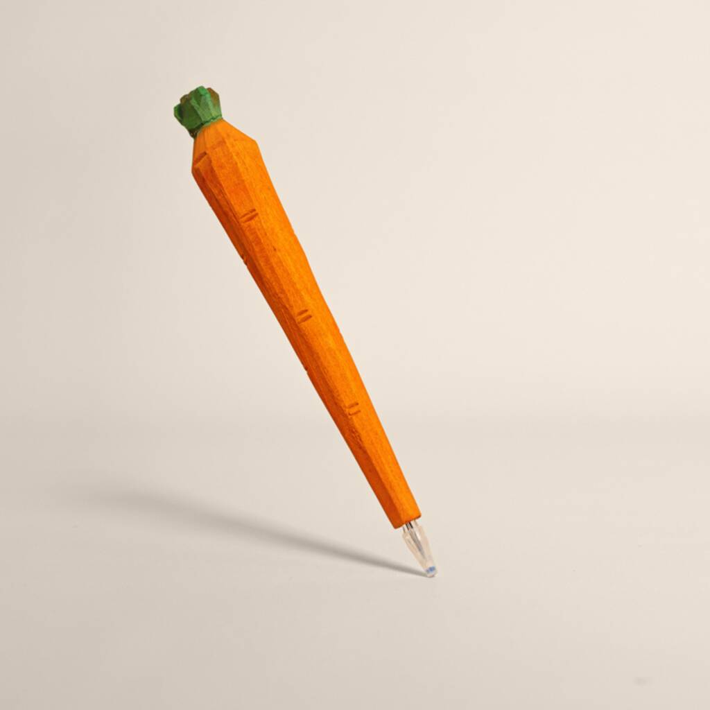 Wooden Carrot Pen