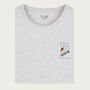Berlin City Break Pale Grey Organic T Shirt, thumbnail 1 of 5