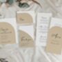 Beige Gatefold Wedding Invitations, thumbnail 5 of 5