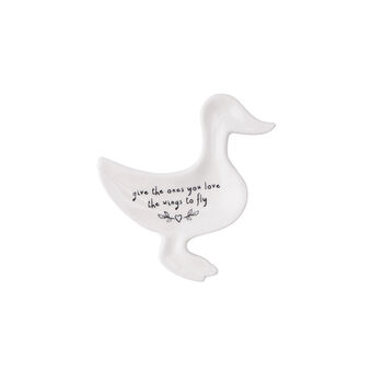 Ceramic Duck Shaped Ring Trinket Dish And Gift Box, 3 of 3