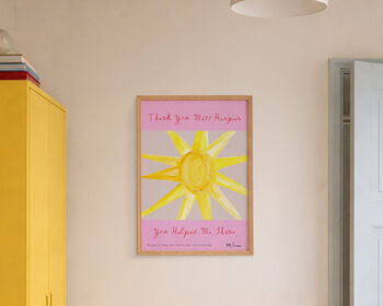 Personalised Teacher Thank You Art Print Gift, 2 of 9