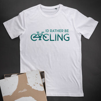'I'd Rather Be Cycling' Cotton T Shirt, 2 of 6