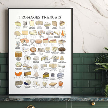 Vintage French Cheese Print, 10 of 10