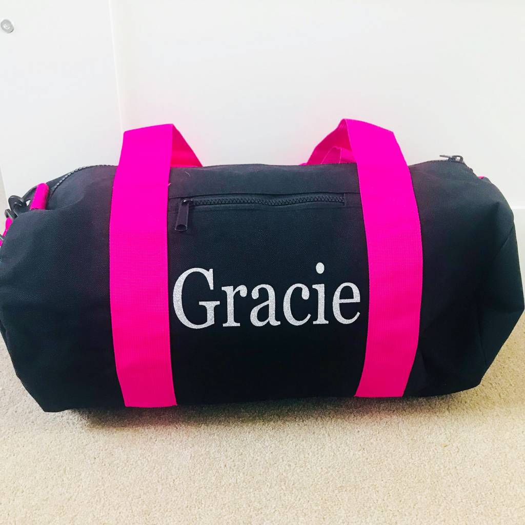 Girls Personalised Dance Activity Bag Four Colours, 1 of 7