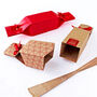 Six Reusable Eco Crackers 'Red/Kraft' Design, thumbnail 4 of 8