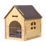 Wooden Pet House With Roof Breathable Crate Kennel, thumbnail 4 of 8