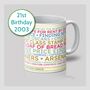 Personalised 21st Birthday Mug Gift 2003, thumbnail 11 of 11