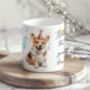 Personalised Corgi Birthday Congratulations Party Gift Mug, thumbnail 1 of 2