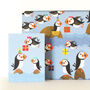 Puffin Gift Wrapping Paper Two Sheets, thumbnail 5 of 5
