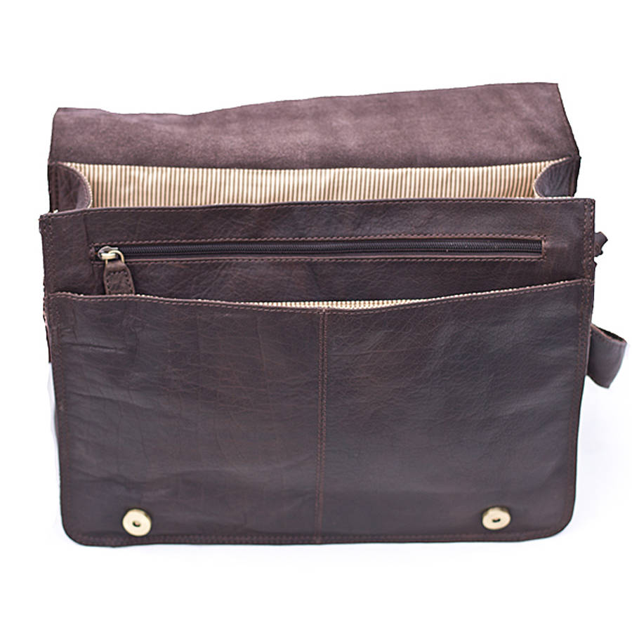 Men's Luxury Leather Messenger Bag By Twenty8 Leather ...