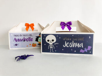 Personalised Halloween Trick Or Treat Box, 3 of 8