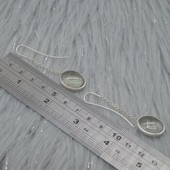 Green Amethyst 925 Silver Earrings: February Birthstone, 6 of 7