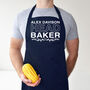 Personalised Baker's Apron: Perfect Unisex Gift, thumbnail 3 of 12