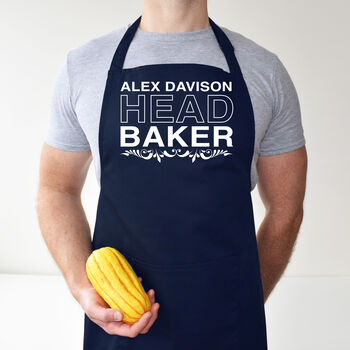 Personalised Baker's Apron: Perfect Unisex Gift, 3 of 12