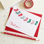 Christmas Stocking Thank You Cards, thumbnail 2 of 8