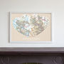 Personalised Postcodes Couples Map Print, thumbnail 4 of 8