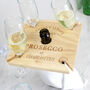 Personalised Prosecco Wine Glasses Holder Bottle Butler, thumbnail 1 of 5