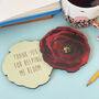 Personalised Flower Coaster Teacher Gift, thumbnail 4 of 11