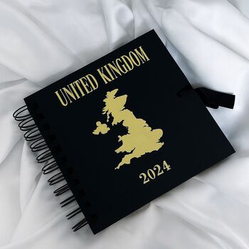 Personalised Travel Scrapbook Travel Gift Holiday Album, 2 of 12