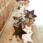 Starry Wooden Garland, thumbnail 3 of 4