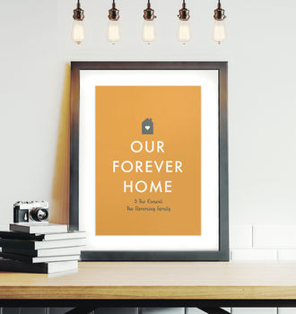 Our Home Personalised Print, 11 of 12