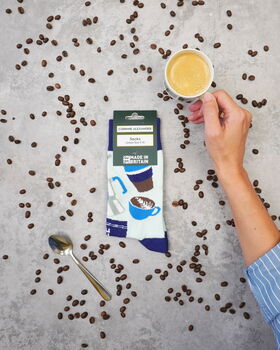 Coffee Illustrated Socks | British Made, 4 of 5