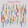 'Candles' Birthday Card, thumbnail 3 of 4