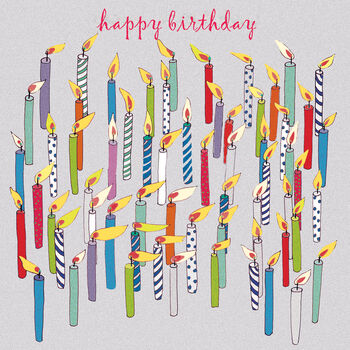 'Candles' Birthday Card, 3 of 4