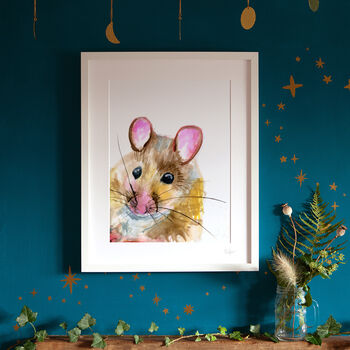 Inky Mouse Illustration Print, 10 of 10