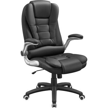 High Back Office Swivel Chair With Flip Up Armrests, 9 of 9