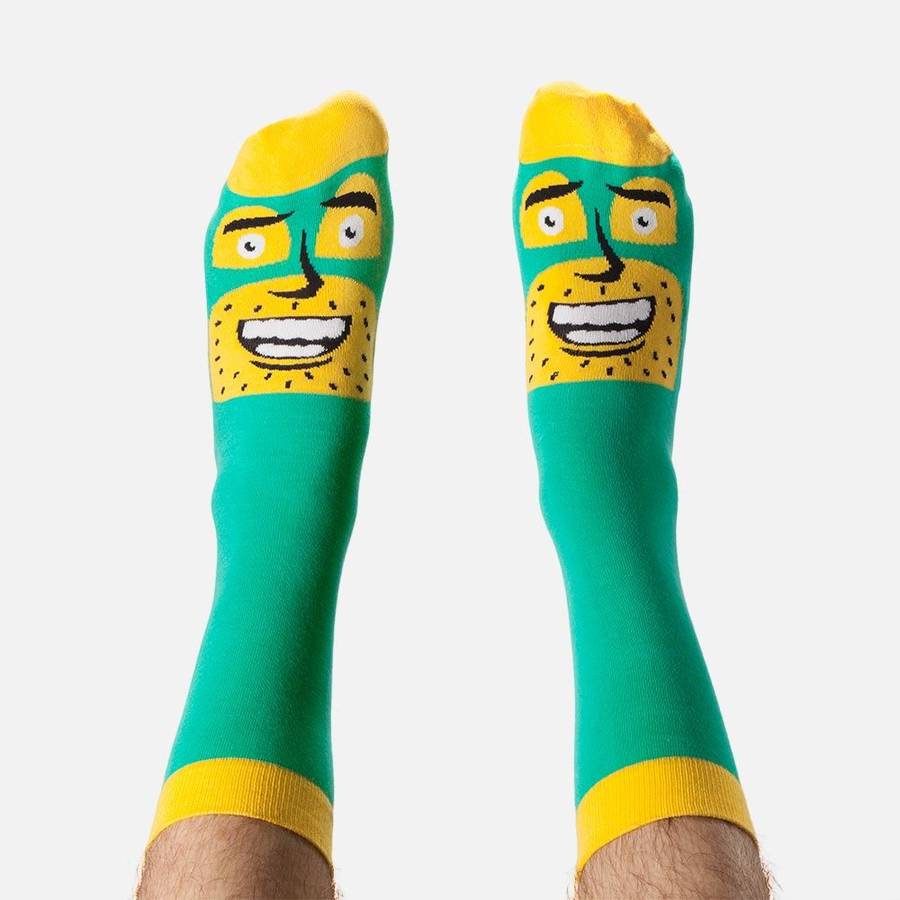 commander awesome cool socks by chattyfeet