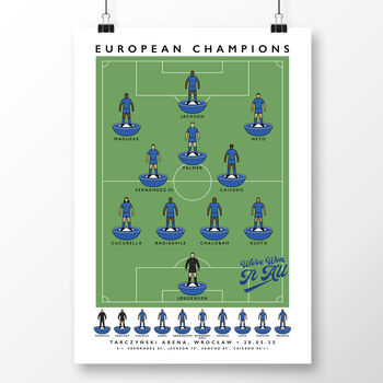 Chelsea Europa Conference Winners 2025 Poster, 2 of 6