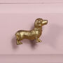 Dachshund Sausage Dog Iron Drawer Handle Knob, thumbnail 1 of 2