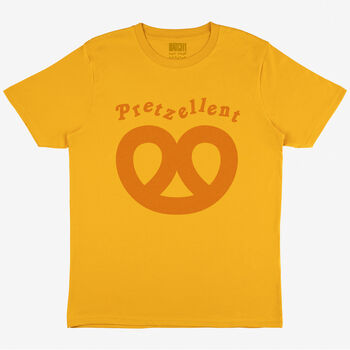 Pretzellent Women’s Slogan T Shirt With Pretzel Graphic, 3 of 3