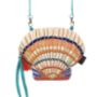 Embroidered Coral Shell Bag, thumbnail 4 of 6