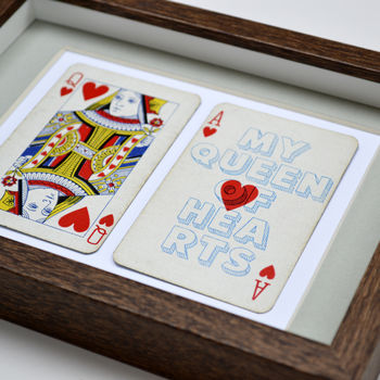 Queen Of Hearts Vintage Playing Card Print, 3 of 6