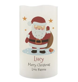 Personalised Christmas Nightlight LED Candle, 3 of 6