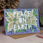 Peace On Earth Luxury Papercut Christmas Card, thumbnail 1 of 6