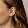 Double Hoop Illusion Earrings, thumbnail 1 of 3