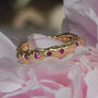 Fair Mined Gold Eternity Ring Set With Rubies, thumbnail 4 of 7