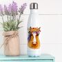 Floral Horse Water Bottle, thumbnail 2 of 2